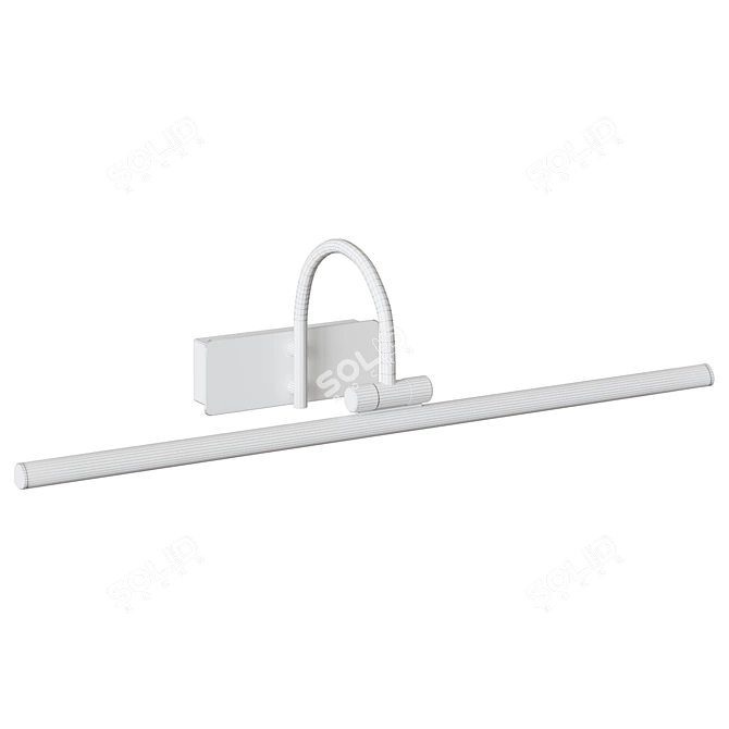 Minimalist Wall Lamp: Paracuru 6383 3D model image 2