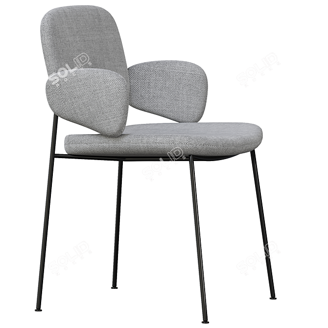 Sleek Macka Chair: Stylish and Versatile Seating 3D model image 3