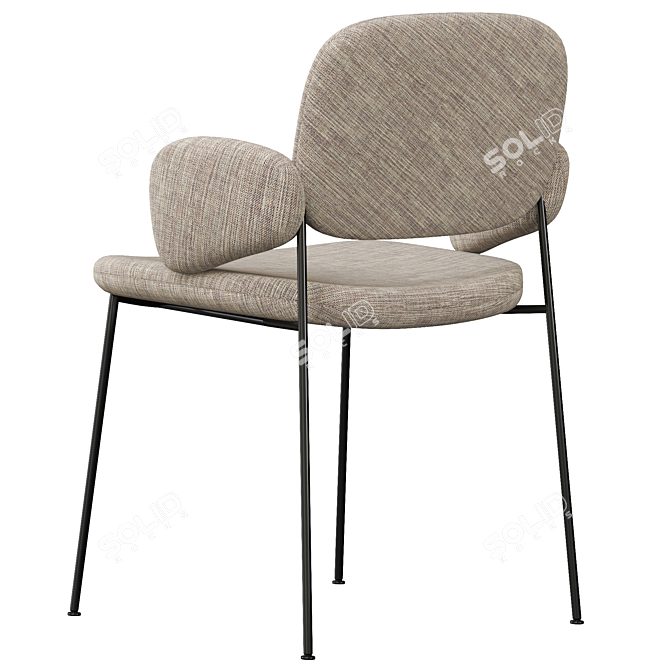 Sleek Macka Chair: Stylish and Versatile Seating 3D model image 5