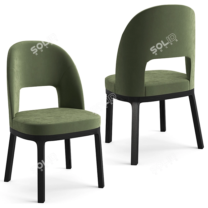 Elegant Flexform Mood Dining Set 3D model image 5