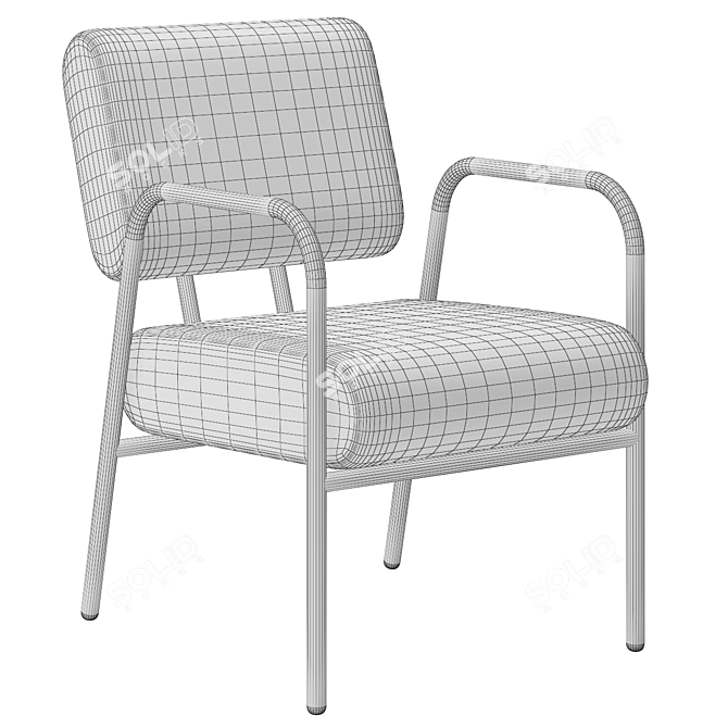 Contemporary Comfort: Cosmo Easy Chair 3D model image 5