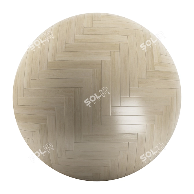 Parquet 83: Standard & Herringbone Patterns, 12 Plank Variety 3D model image 2