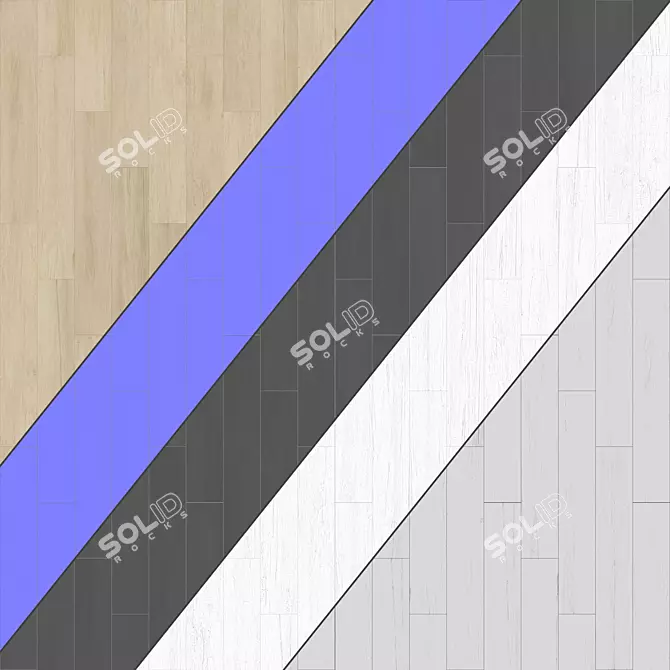 Parquet 83: Standard & Herringbone Patterns, 12 Plank Variety 3D model image 3