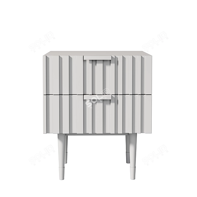 Severin Nightstand - Elegant and Functional 3D model image 3