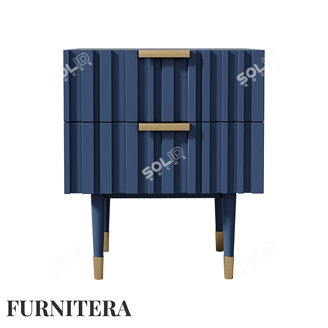 Severin Nightstand - Elegant and Functional 3D model image 4