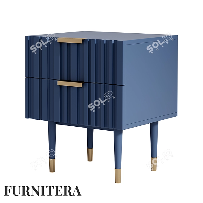 Severin Nightstand - Elegant and Functional 3D model image 5