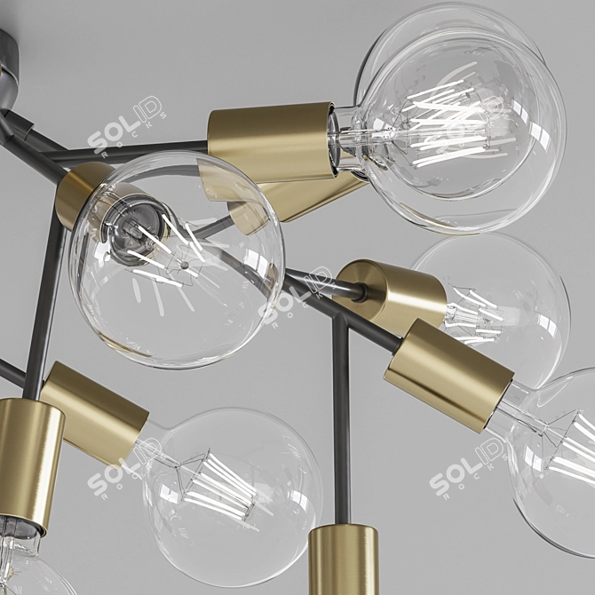 Spark PL20: Stylish Ceiling Light 3D model image 4