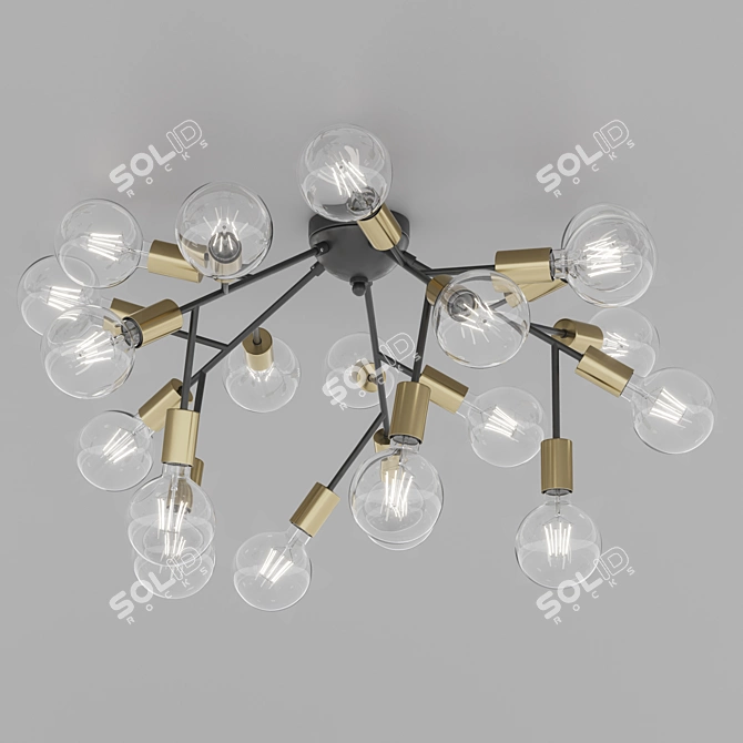 Spark PL20: Stylish Ceiling Light 3D model image 8