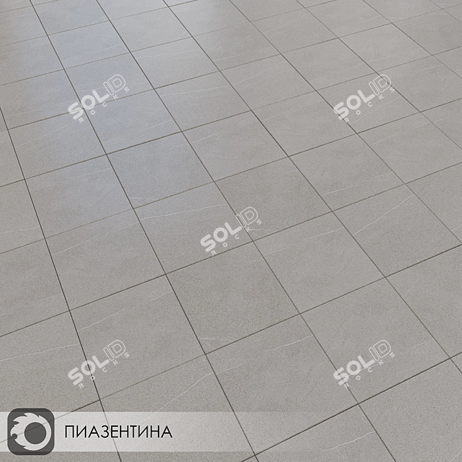 Piasentina Beige: 30x30 Matte Ceramic Tiles 3D model image 2