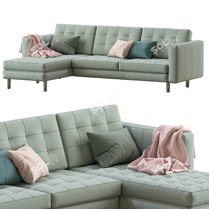 Ikea Landskrona Sofa: Stylish and Versatile 3D model image 3