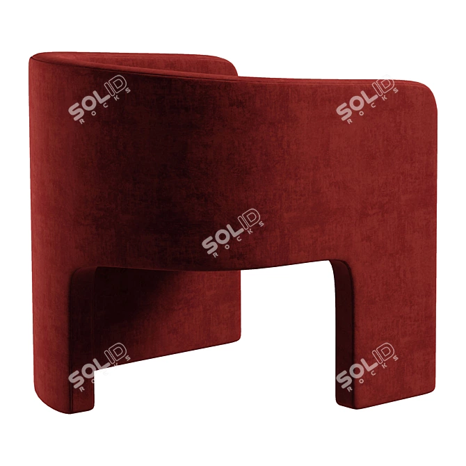 Elegant Martinique Chair - Timeless Design 3D model image 5