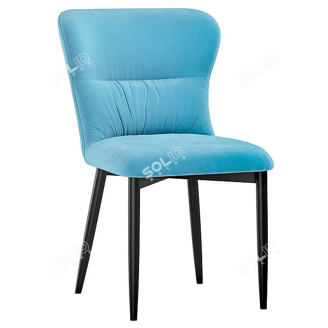 Lillian Modern Chair - Stylish and Versatile 3D model image 1