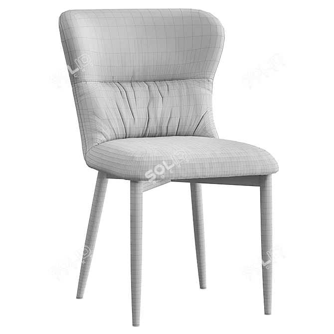 Lillian Modern Chair - Stylish and Versatile 3D model image 5