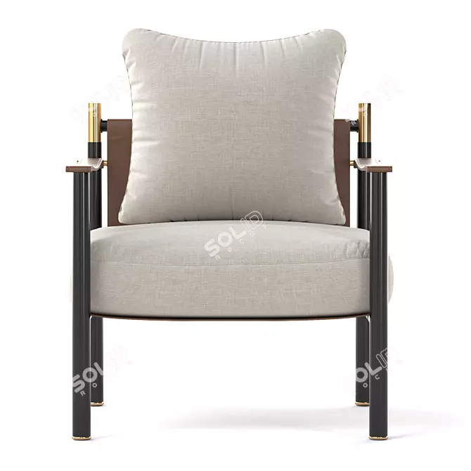 Minimalistic Iko Chair 3D model image 3