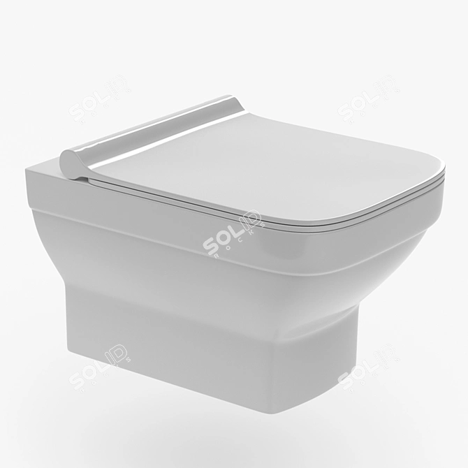 Berges LEVEL Toilet: Premium Quality & Detailed Design 3D model image 1