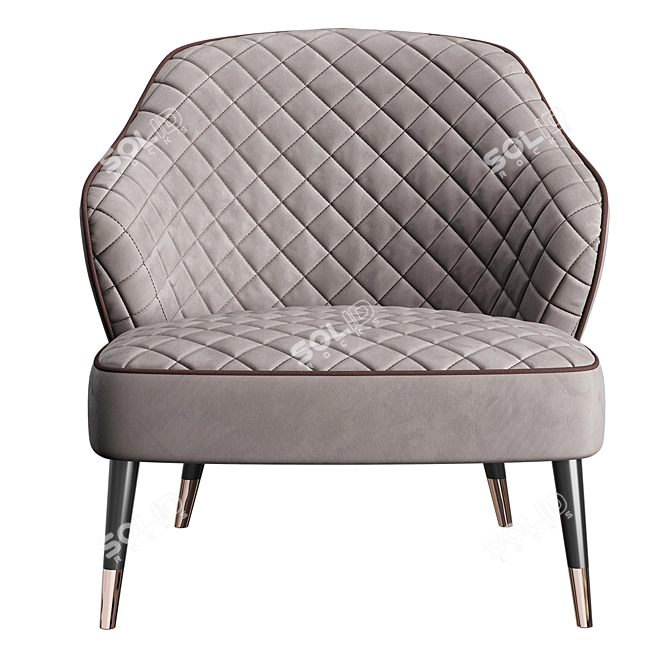 DION Armchair: Timeless Elegance. 3D model image 3