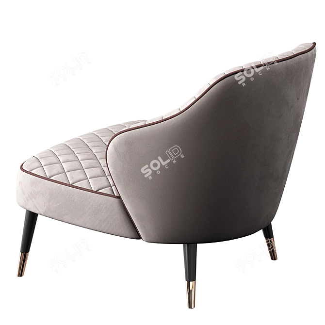 DION Armchair: Timeless Elegance. 3D model image 6