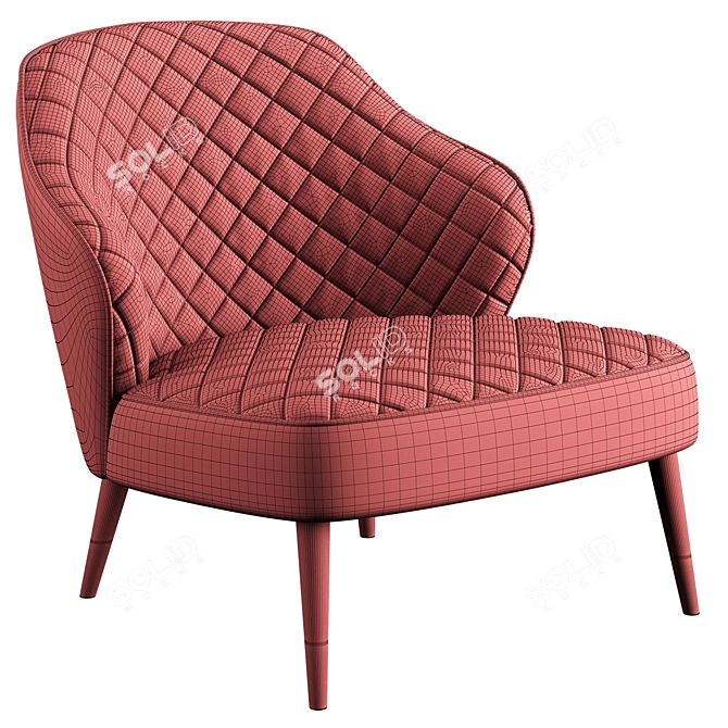 DION Armchair: Timeless Elegance. 3D model image 7