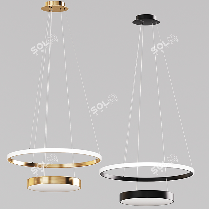 Large Hanging Lamp | D 50cm | Budget-Friendly Aliexpress 3D model image 2