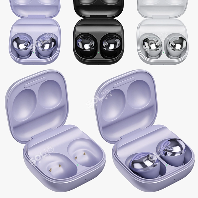 Immersive Sound Freedom: Samsung Galaxy Buds Pro 3D model image 5