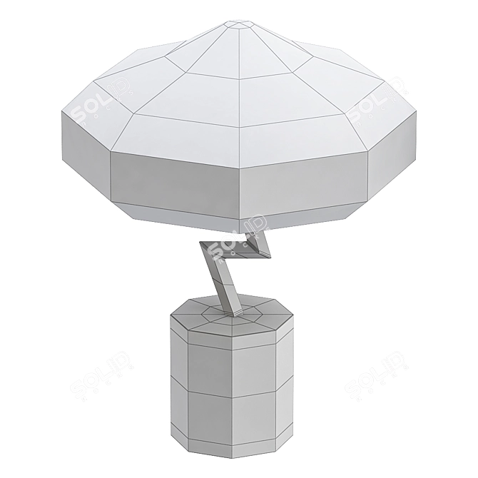 Modern Lightning Lamp by Jiyoun 3D model image 2