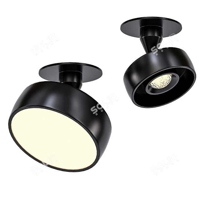 Myco IN: Sleek Recessed Lighting 3D model image 1