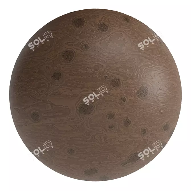 3 Wood Material PBR 4k 3D model image 2