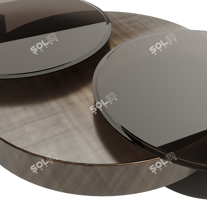 Cattelan Arena 2021 Double Bond Coffee Table 3D model image 3