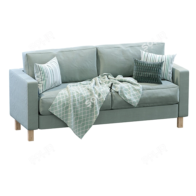 Stylish Karlstad Sofa by IKEA 3D model image 5