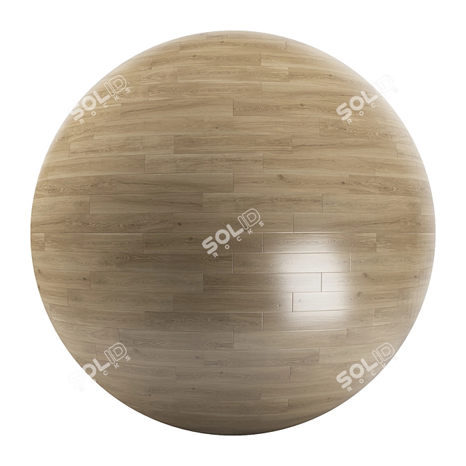 Premium Parquet Collection: 2 Patterns, 12 Planks 3D model image 1