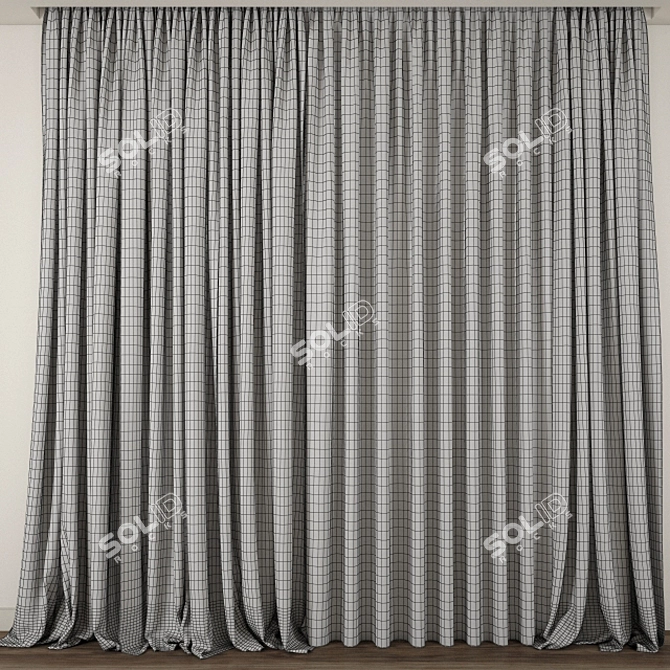 Poly Curtain Model Bundle 3D model image 5