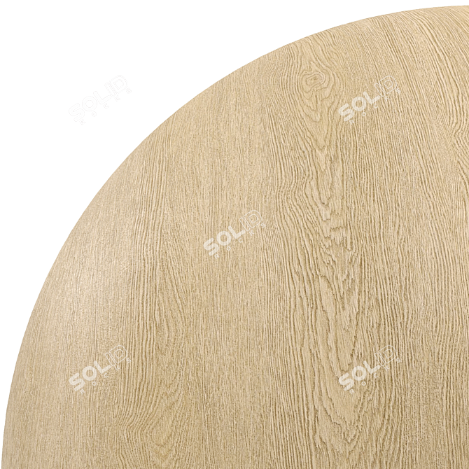 Cream Golden Oak: High-Quality Wood Textures for 3D Design 3D model image 4