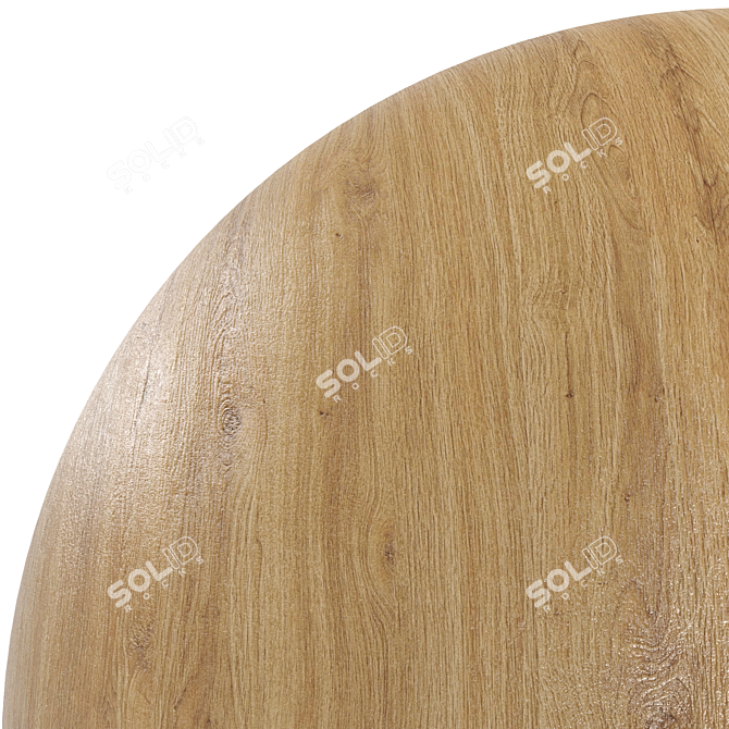 Creamy Oak Wood Texture 3D model image 4