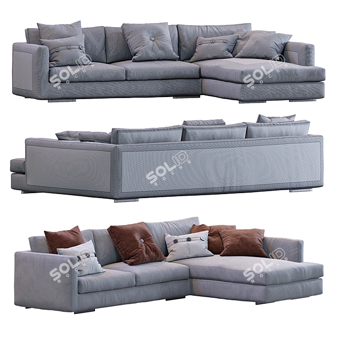 Modern Flexform Sofa Magnum 3D model image 6