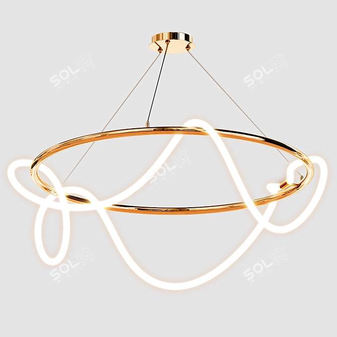 GLORIFY R Modern Design Lamp 3D model image 2