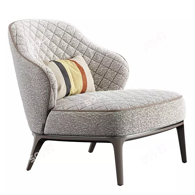 Modern and Stylish DION S Armchair 3D model image 1