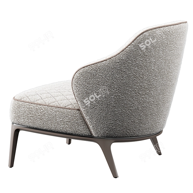 Modern and Stylish DION S Armchair 3D model image 2