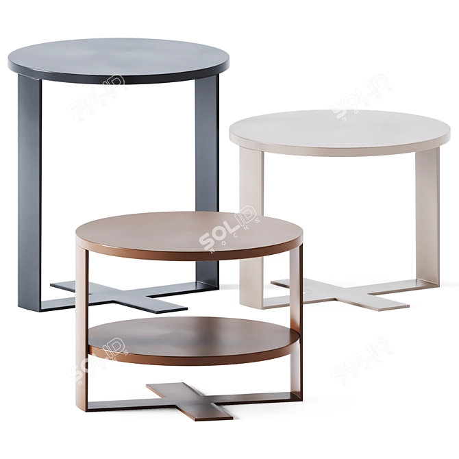 Elegant Eileen Coffee Table 3D model image 1