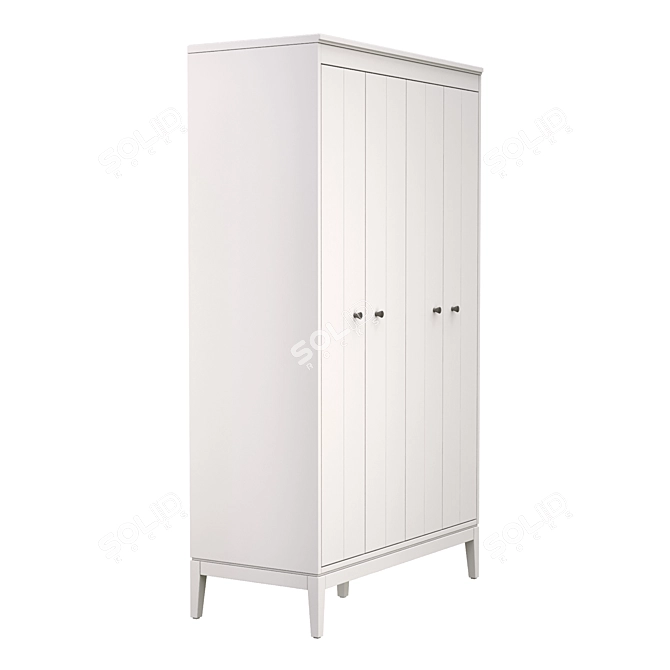 Modern IDANÄS Wardrobe 1210x590x2110mm 3D model image 4