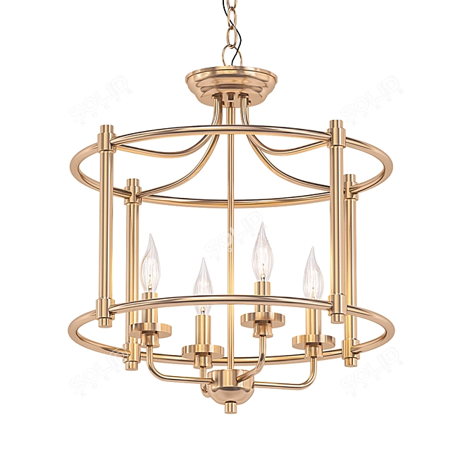 Elegant Convertible Lantern: LUSTRE 3D model image 1