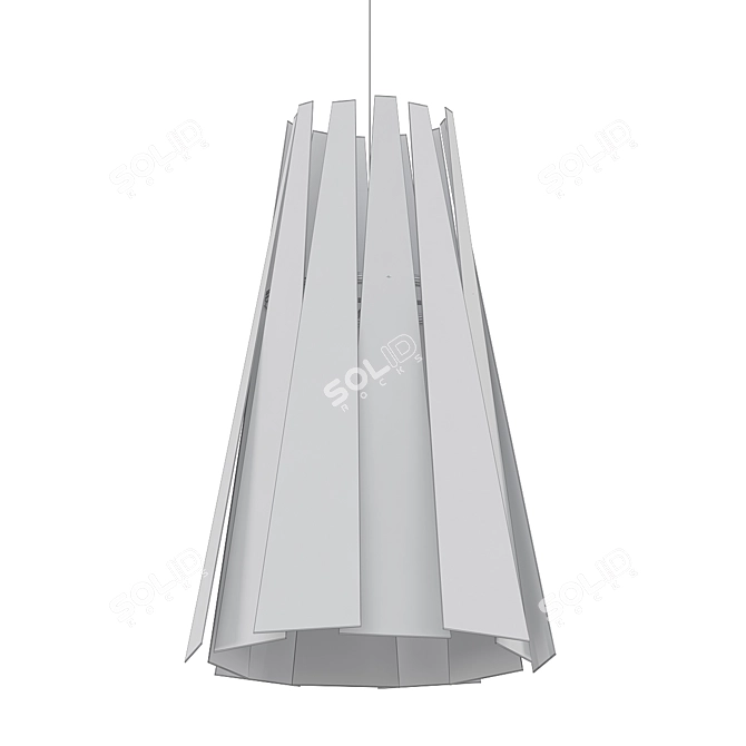 Delta Light Metronome Pendant: Elegant Illumination 3D model image 2