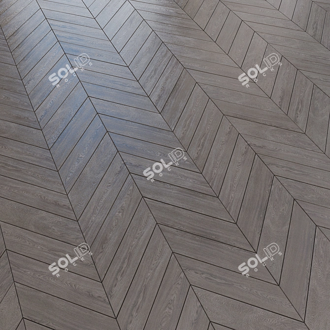 Versatile Parquet Flooring Styles 3D model image 2