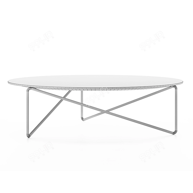 Modern Geometric Design: POLYGON Table 3D model image 2