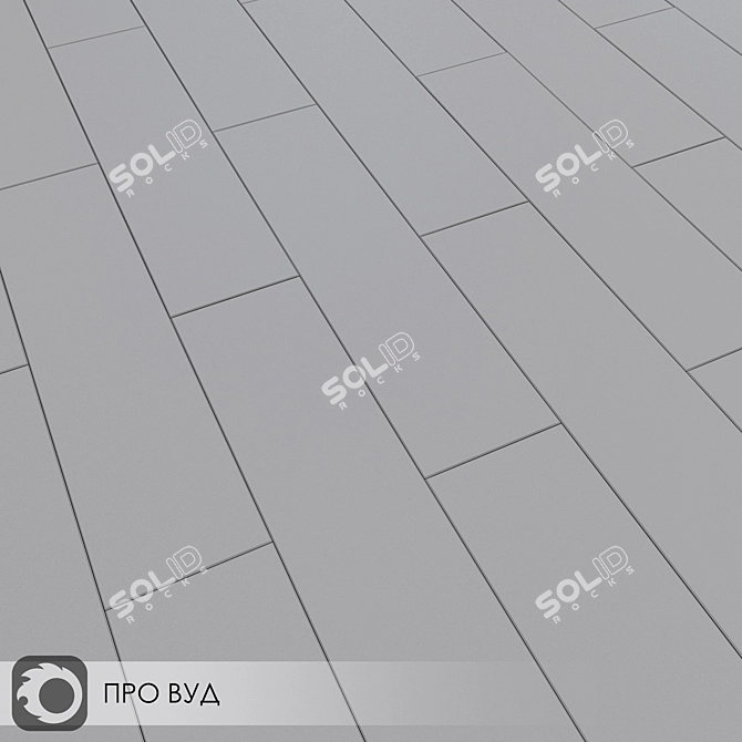 Pro Wood Beige Ceramic Tiles 3D model image 5