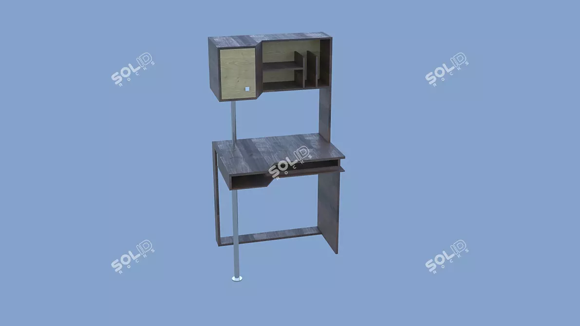 Balcony Computer Table 3D model image 1