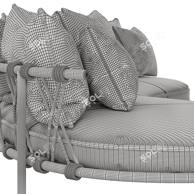 Elevate Outdoor Comfort: Cassina Trampoline Sofa 3D model image 4