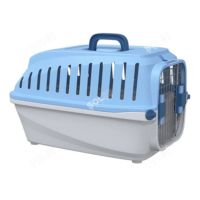 Pet Transporter: Stylish and Secure 3D model image 1