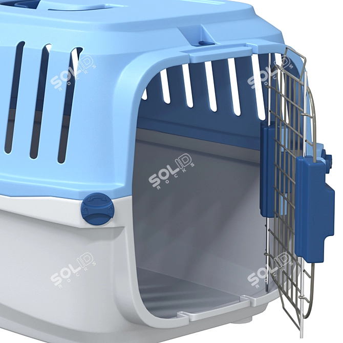 Pet Transporter: Stylish and Secure 3D model image 4