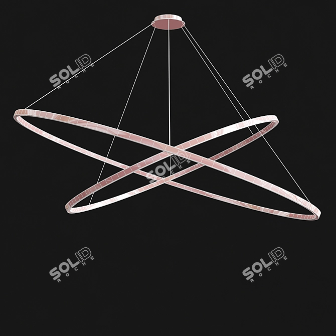 Infinity Pendant Mega Ring Light 3D model image 2