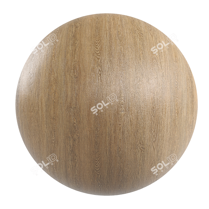 Dark Oak Textured Wood Planks 3D model image 1